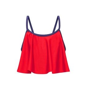 Girl's Poppy Frill Bikini Top